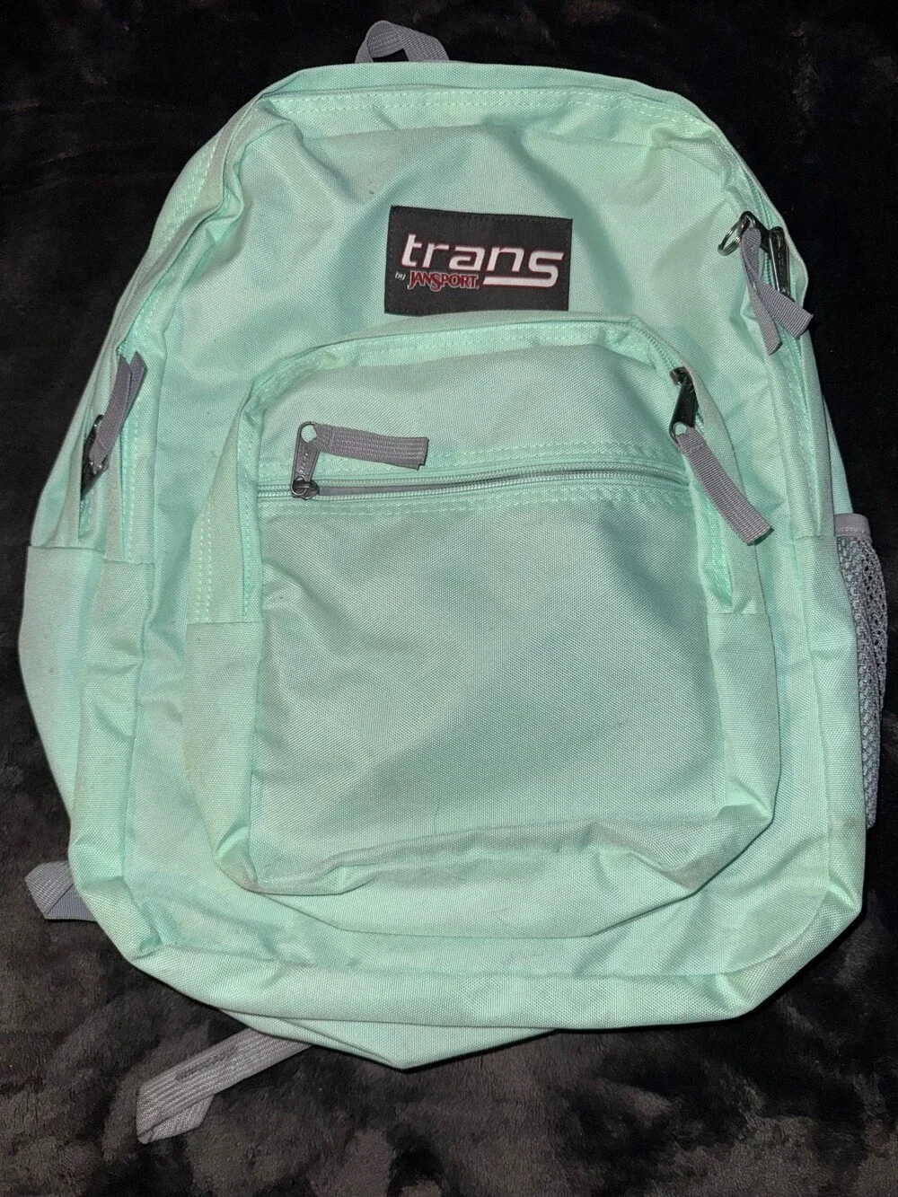 Trans by JanSport Light turquoise Backpack with Gray Straps